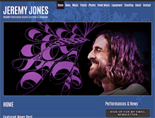 Tablet Screenshot of jeremyjonesmusic.com